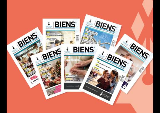 Magazine BIENS des notaires bretons _ informations juridiques et petites annonces immobilières